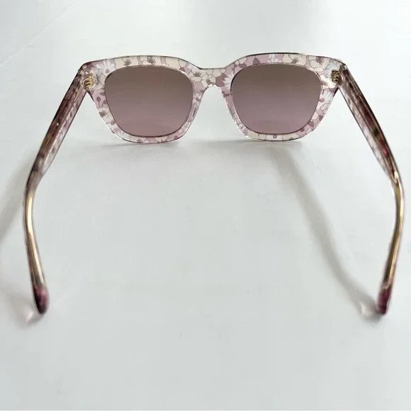 Coach Transparent Pink Floral Print Shades Sunglasses HC8318 (C3449) - Picture 5 of 9